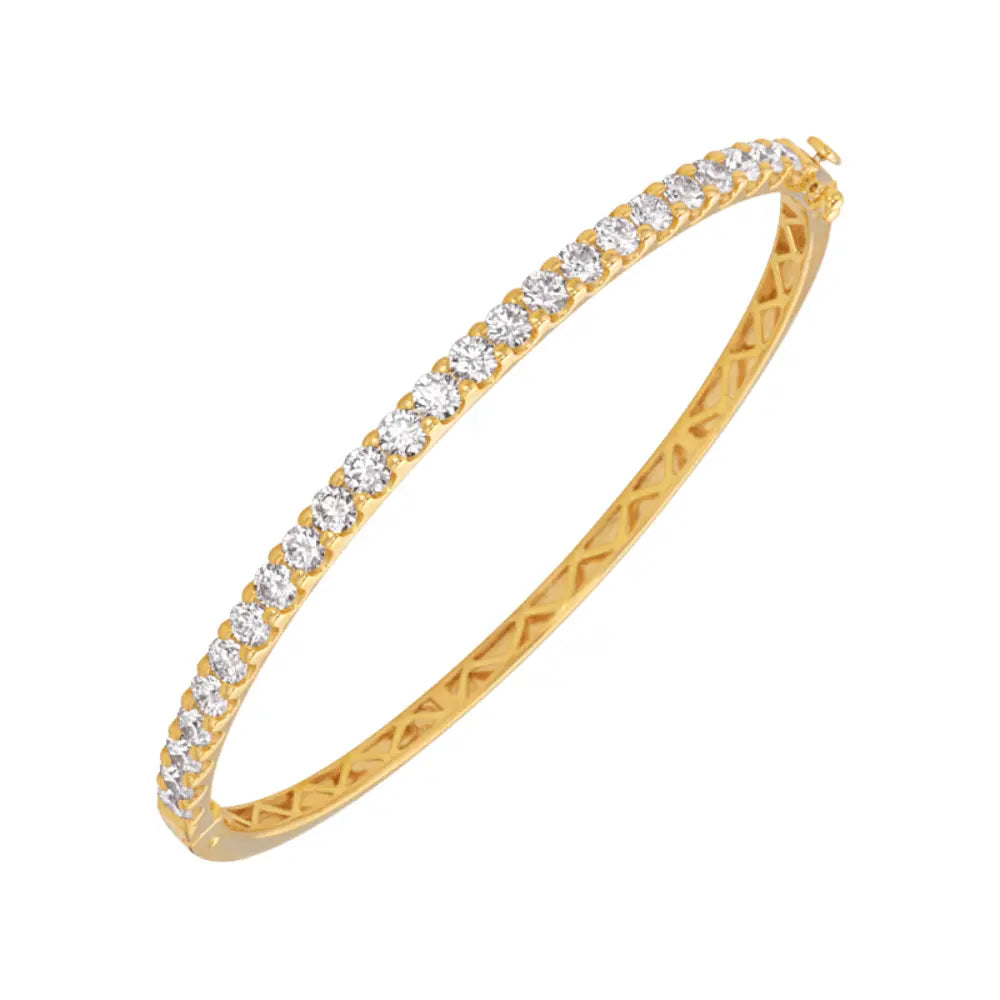 Large Diamond Bangle